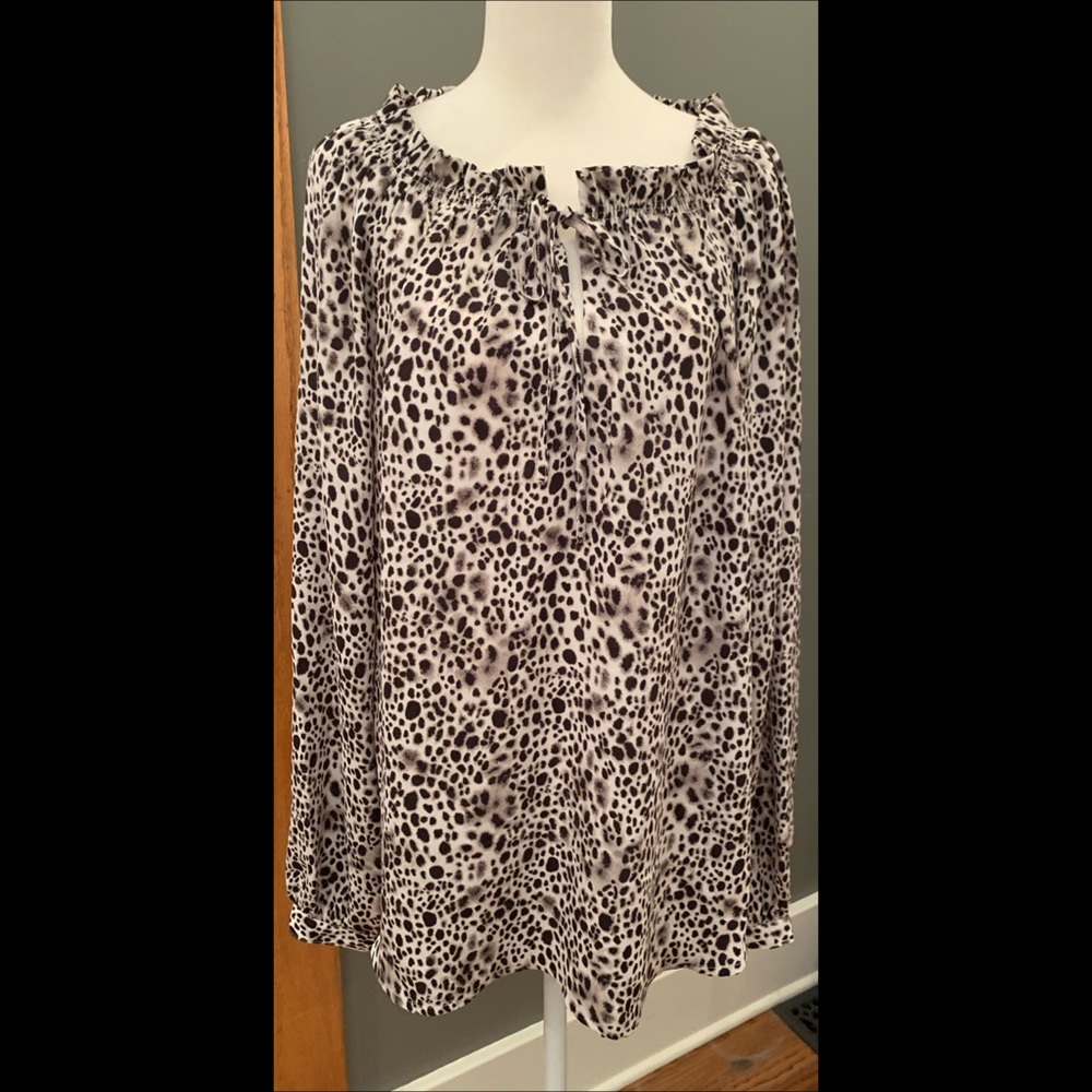 a new day | woman’s animal print top